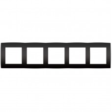 Πλαίσιο 5 Θέσεων Ανθρακί City 193601